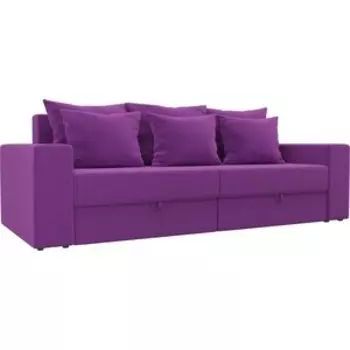 Диван-еврокнижка АртМебель Медисон микровельвет фиолетовый