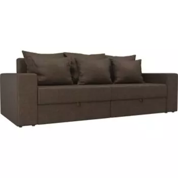 Диван-еврокнижка АртМебель Медисон рогожка коричневый