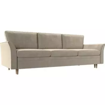 Диван-еврокнижка АртМебель София микровельвет бежевый