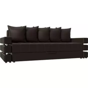 Диван-еврокнижка АртМебель Венеция эко-кожа Коричневый