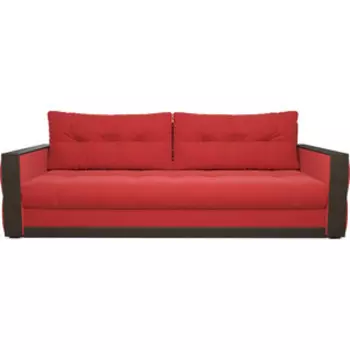Диван-еврокнижка Mebel Ars Бостон красный ППУ