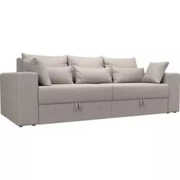 Диван-еврокнижка Мебелико Медисон рогожка бежевый