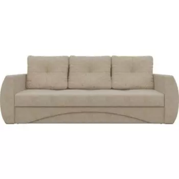 Диван-еврокнижка Мебелико Сатурн микровельвет бежевый