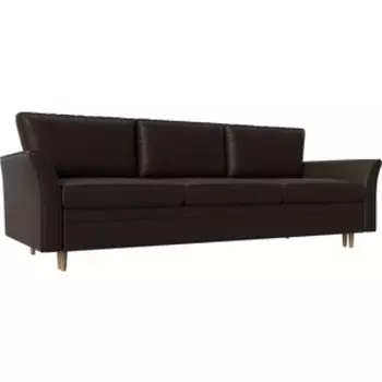 Диван-еврокнижка Мебелико София эко-кожа коричневый