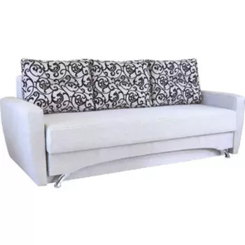 Диван еврокнижка Шарм-Дизайн Опера 130 шенилл бежевый узор