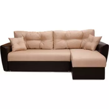 Диван Интер мебель Амстердам угловой рогожка бежевая