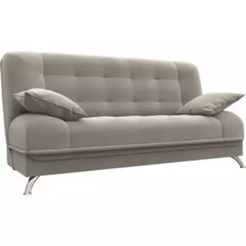 Диван-книжка АртМебель Анна микровельвет бежевый