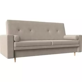 Диван-книжка АртМебель Белфаст рогожка бежевый прямой