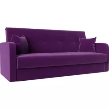 Диван-книжка АртМебель Надежда микровельвет фиолетовый