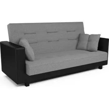 Диван-книжка Mebel Ars Лофт (рогожка серая)