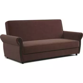 Диван книжка Шарм-Дизайн Классика М 140 велюр Дрим шоколад
