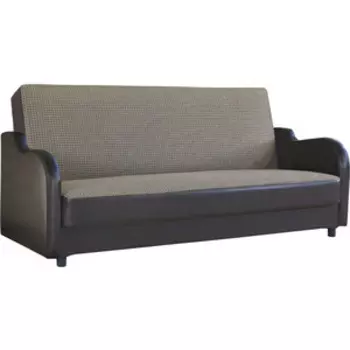 Диван книжка Шарм-Дизайн Классика В 120 рогожка коричневый