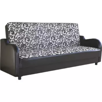 Диван книжка Шарм-Дизайн Классика В 140 шенилл серый узор