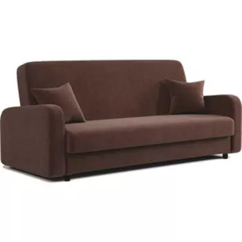 Диван книжка Шарм-Дизайн Мелодия 120 велюр Дрим шоколад