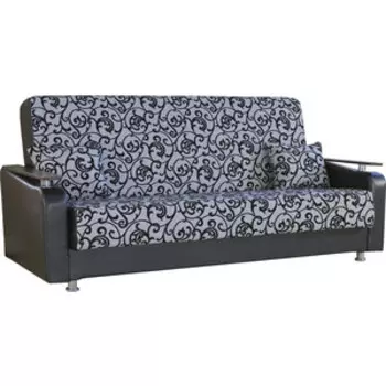 Диван книжка Шарм-Дизайн Мелодия ДП №1 120 шенилл серый узоры