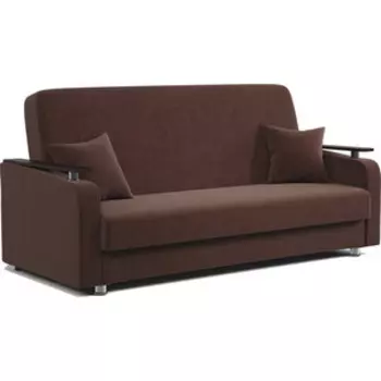 Диван книжка Шарм-Дизайн Мелодия ДП №1 120 велюр Дрим шоколад
