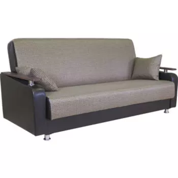 Диван книжка Шарм-Дизайн Мелодия ДП №1 140 рогожка коричневый