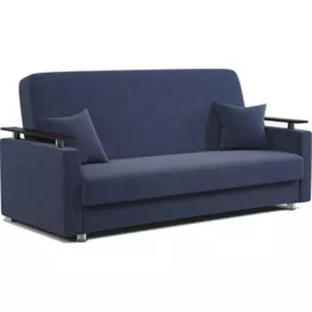 Диван книжка Шарм-Дизайн Мелодия ДП №2 140 велюр ультра миднайт