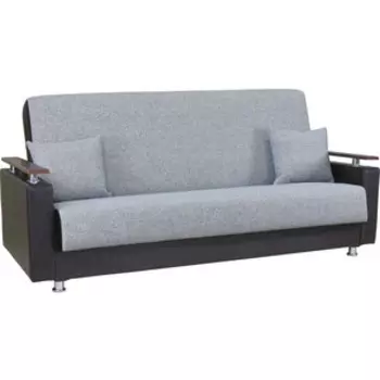 Диван книжка Шарм-Дизайн Мелодия ДП №2 120 шенилл серый