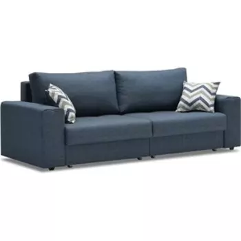 Диван-кровать Ладья Джерси рогожка, синий