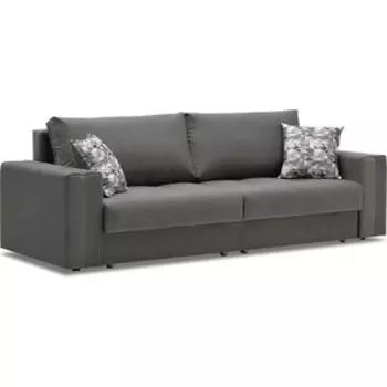 Диван-кровать Ладья Джерси велюр, серый
