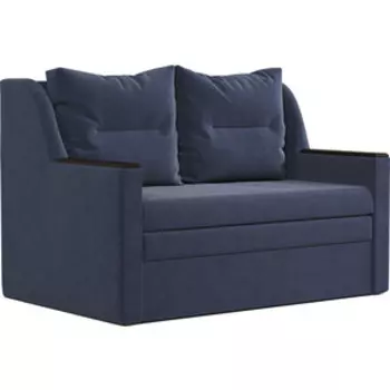 Диван-кровать Шарм-Дизайн Дуэт велюр Ультра миднайт