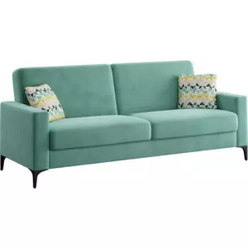 Диван-кровать Сильва Алекс 3т модель 047 геометрия 69/ультра минт (SLV101891)