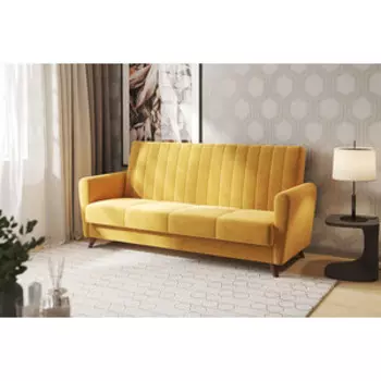 Диван-кровать Сильва Монако 3т модель 002 ультра Мустард (SLV102043)