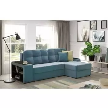 Диван-кровать угловой Сильва ''Дубай'' 2т-1пф(1пф-2т) СК Галакси лайт 22