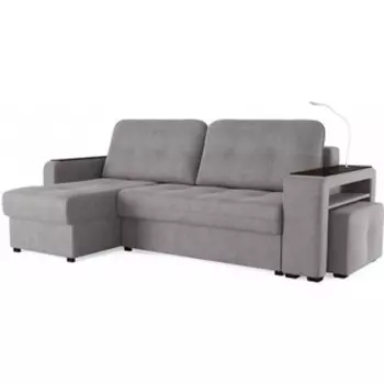 Диван-кровать угловой Сильва Smart 4 Б3-2т-1пф-Б4 Kongo ecru (SLV101864)