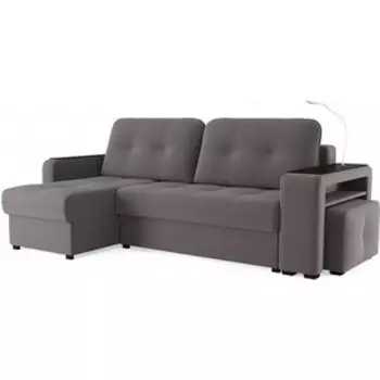 Диван-кровать угловой Сильва Smart 4 Б3-2т-1пф-Б4 velutto 19 (SLV101868)
