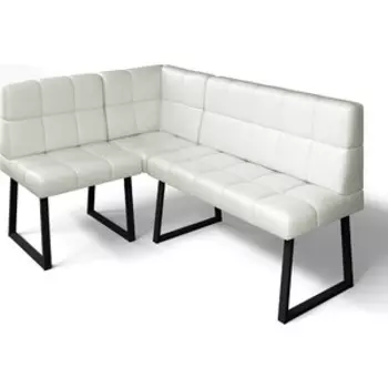 Диван кухонный Бител Реал МД 1100+МД 660+МУ 590 угловой, Барнео милк (BTL10000427)