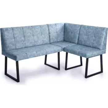 Диван кухонный Бител Реал МД 1100+МД 660+МУ 590 угловой, Велюр лагуна (BTL10000431)