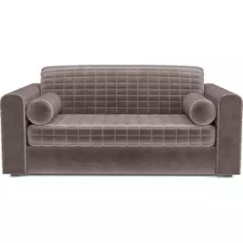 Диван Mebel Ars Аккордеон Барон №5 (бархат шоколадный star velvet 60 coffee)