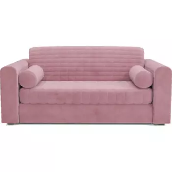 Диван Mebel Ars Аккордеон Барон №5 (велюр пудра НВ-178 18)