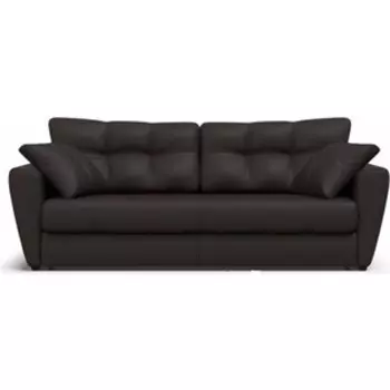 Диван Mebel Ars Амстердам экокожа черная ПБ