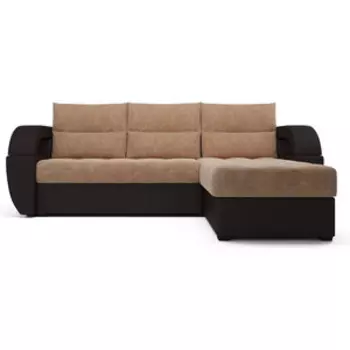 Диван Mebel Ars Мартин кордрой бежевый ППУ угловой