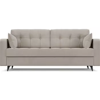 Диван Mebel Ars Снеп бархат бежевый star velvet 6 light beige