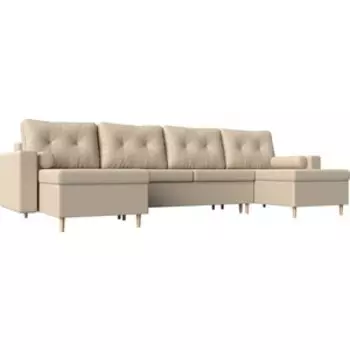 Диван П-образный АртМебель Белфаст эко кожа бежевый