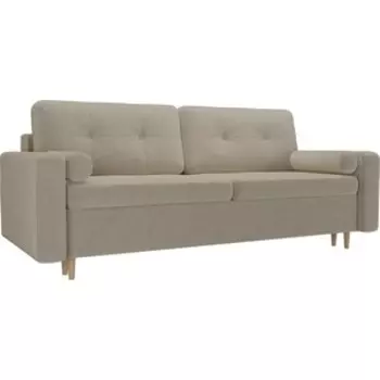 Диван прямой АртМебель Белфаст микровельвет бежевый