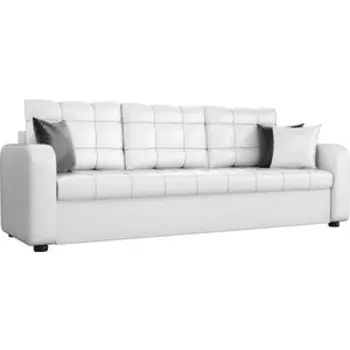 Диван прямой АртМебель Ливерпуль экокожа белый