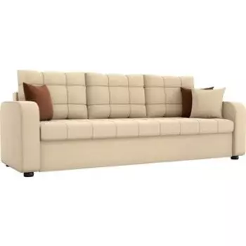 Диван прямой АртМебель Ливерпуль рогожка бежевый