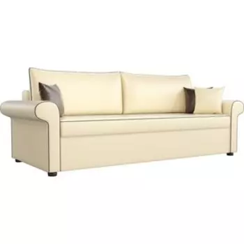 Диван прямой АртМебель Милфорд экокожа бежевый