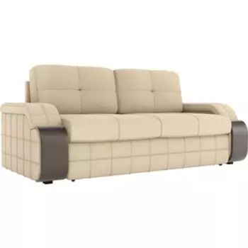 Диван прямой АртМебель Николь рогожка бежевый