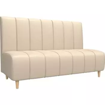 Диван прямой АртМебель Ральф экокожа бежевый