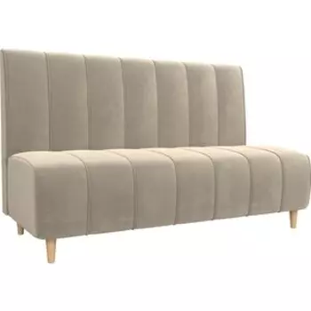 Диван прямой АртМебель Ральф микровельвет бежевый