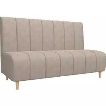 Диван прямой АртМебель Ральф рогожка бежевый