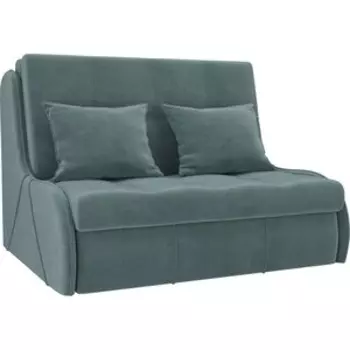 Диван прямой АртМебель Риттэр велюр бирюза