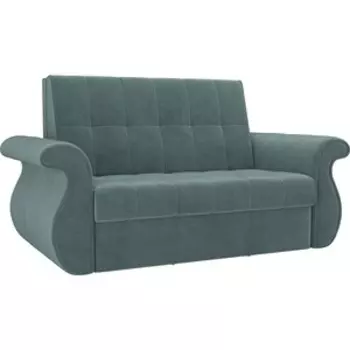 Диван прямой АртМебель Родос велюр бирюза