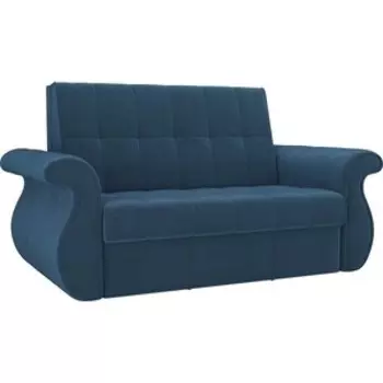 Диван прямой АртМебель Родос велюр голубой